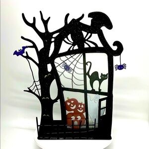 PartyLite Halloween Candle Holder - Haunted House